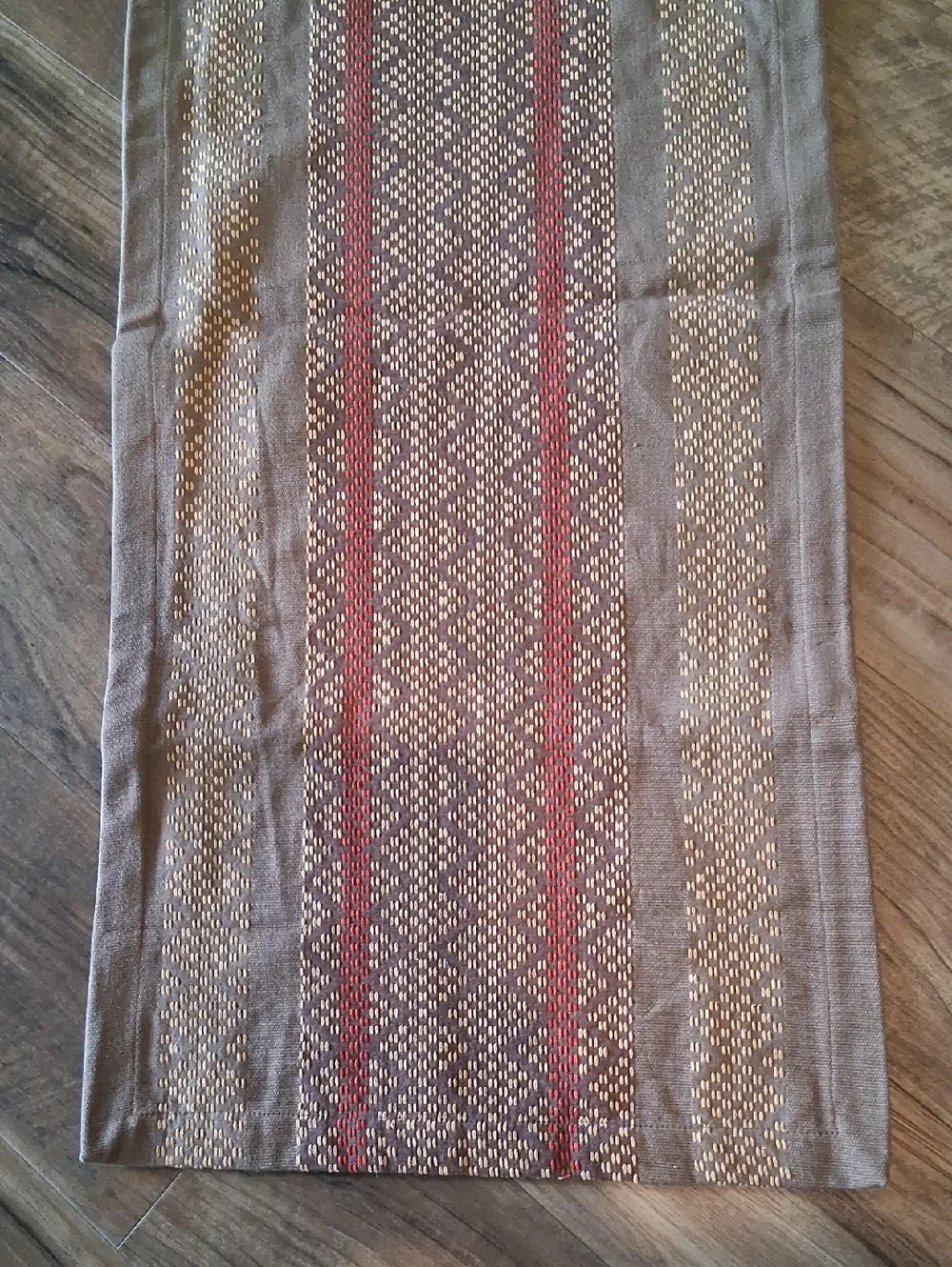 Boho hand loomed Cotton Runner- 70.5